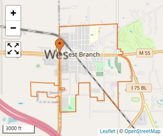 Area schools map
